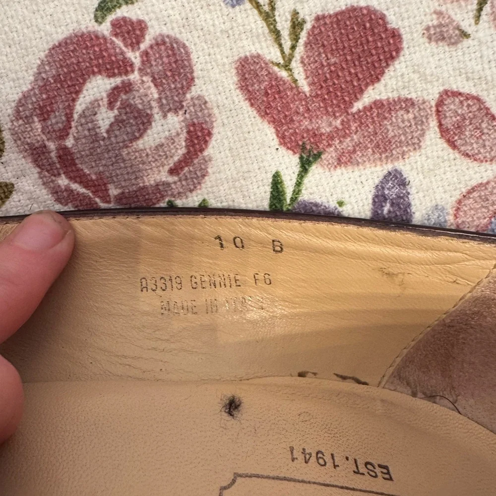Coach Womens Shoes Leather Made in Italy Italian Gennie Heels Pumps Size 10